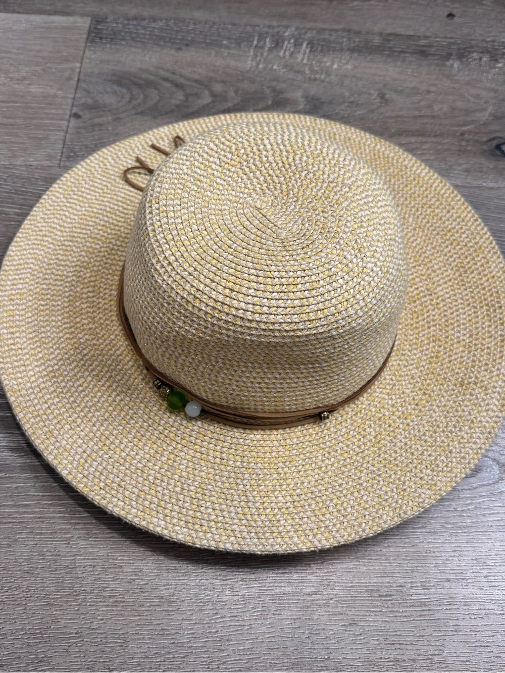 Sunday Afternoon Straw Sun Hat with Taupe Trim